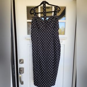 Black with white polka dot Vixen Maneater Wiggle